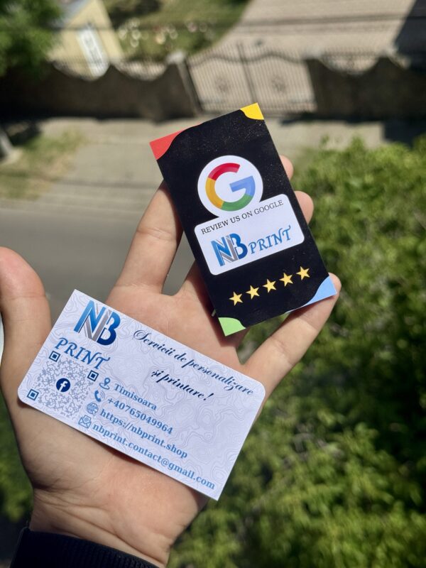 Căți de vizită / Google Review
