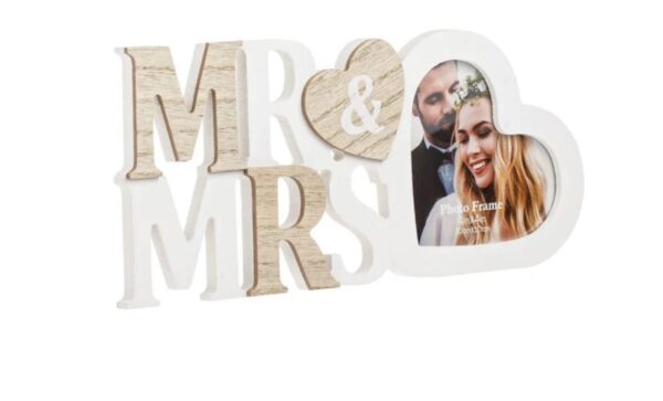 Semn din Lemn Decorativ Mr&Mrs